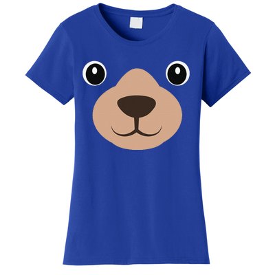 Halloween MAMA Bear Face Costume Bear Face Costume Women's T-Shirt