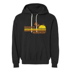 Honey Moonin Beach Honeymoon Vacation Women Couples Gift Garment-Dyed Fleece Hoodie