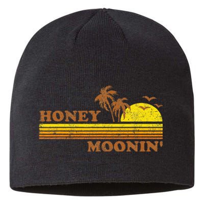 Honey Moonin Beach Honeymoon Vacation Women Couples Gift Sustainable Beanie