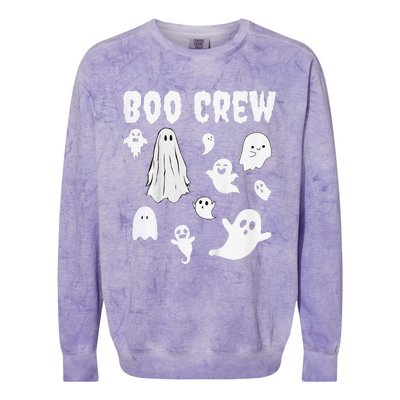 Halloween Motif Boo Crew Colorblast Crewneck Sweatshirt