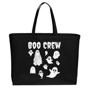 Halloween Motif Boo Crew Cotton Canvas Jumbo Tote