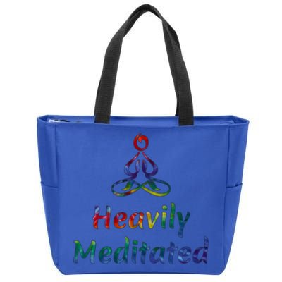 Heavily Meditated Buddha Namaste Om Gift Zip Tote Bag