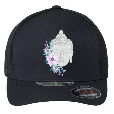 Heavily Meditated Buddha Cool Gift Cute Gift Flexfit Unipanel Trucker Cap