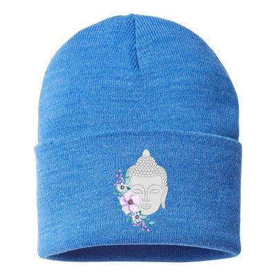 Heavily Meditated Buddha Cool Gift Cute Gift Sustainable Knit Beanie