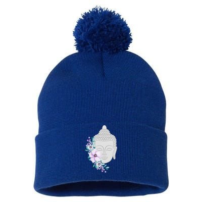 Heavily Meditated Buddha Cool Gift Cute Gift Pom Pom 12in Knit Beanie