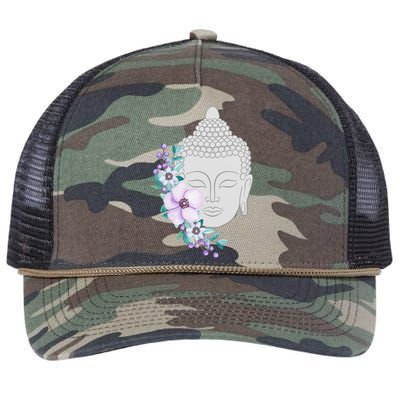 Heavily Meditated Buddha Cool Gift Cute Gift Retro Rope Trucker Hat Cap