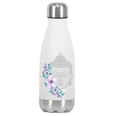 Heavily Meditated Buddha Cool Gift Cute Gift Stainless Steel Insulated Water Bottle