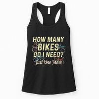 How Many Bikes Do I Need Just One More Funny Bike Cyclist Womens Tank Top