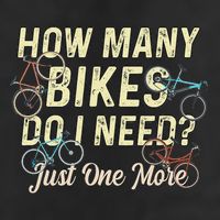 How Many Bikes Do I Need Just One More Funny Bike Cyclist Microfiber Hand Towel