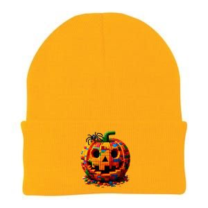 Halloween Master Builder Pumpkin Knit Cap Winter Beanie