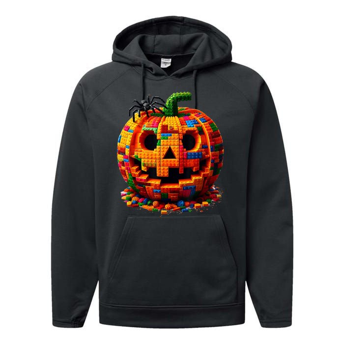 Halloween Master Builder Pumpkin Performance Fleece Hoodie