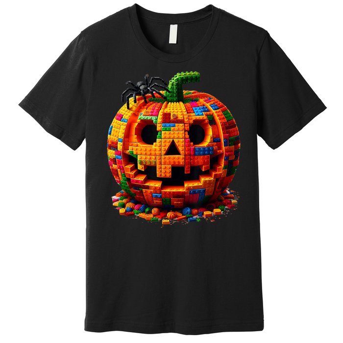 Halloween Master Builder Pumpkin Premium T-Shirt