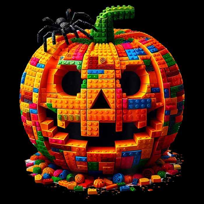 Halloween Master Builder Pumpkin Premium T-Shirt