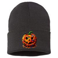 Halloween Master Builder Pumpkin Sustainable Knit Beanie