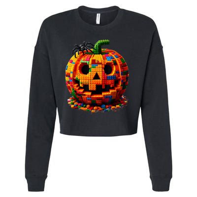 Halloween Master Builder Pumpkin Cropped Pullover Crew