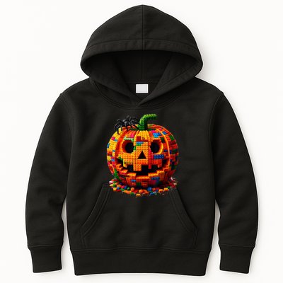 Halloween Master Builder Pumpkin Kids Hoodie
