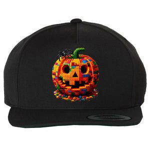 Halloween Master Builder Pumpkin Wool Snapback Cap