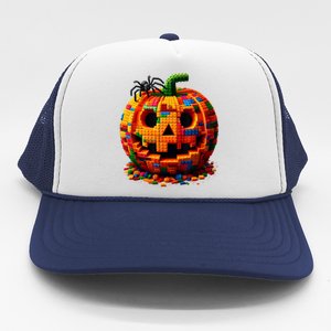 Halloween Master Builder Pumpkin Trucker Hat