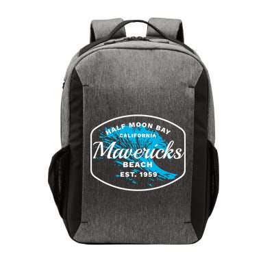 Half Moon Bay Mavericks Beach Surfing Gift Travel Gift Vector Backpack