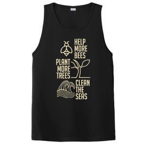 Help More Bees Gift Plant More Trees Gift Clean The Seas Meaningful Gift PosiCharge Competitor Tank