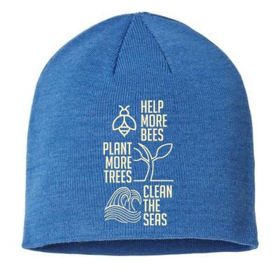 Help More Bees Gift Plant More Trees Gift Clean The Seas Meaningful Gift Sustainable Beanie