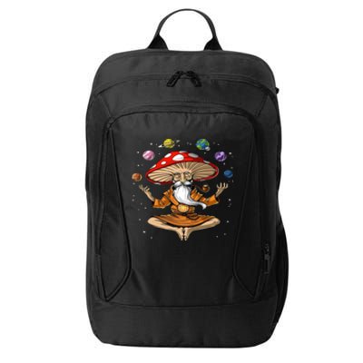 Hippie Mushroom Buddha City Backpack