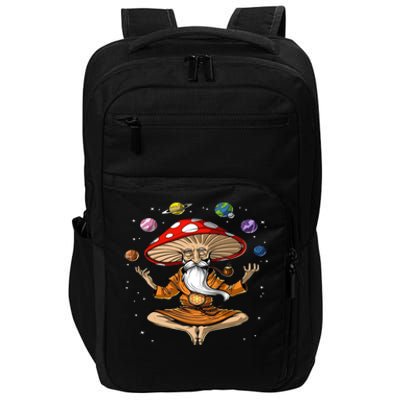 Hippie Mushroom Buddha Impact Tech Backpack