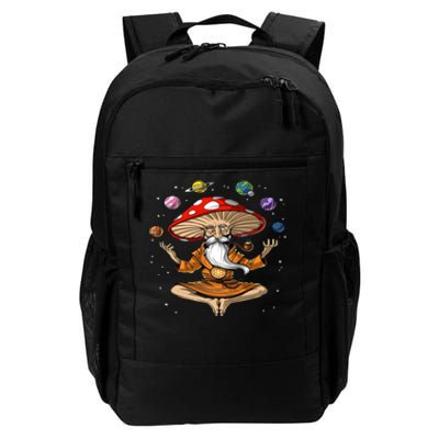 Hippie Mushroom Buddha Daily Commute Backpack