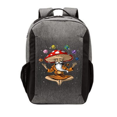 Hippie Mushroom Buddha Vector Backpack