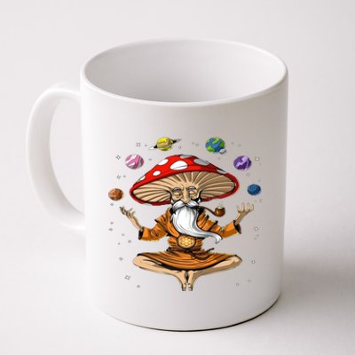 Hippie Mushroom Buddha Coffee Mug