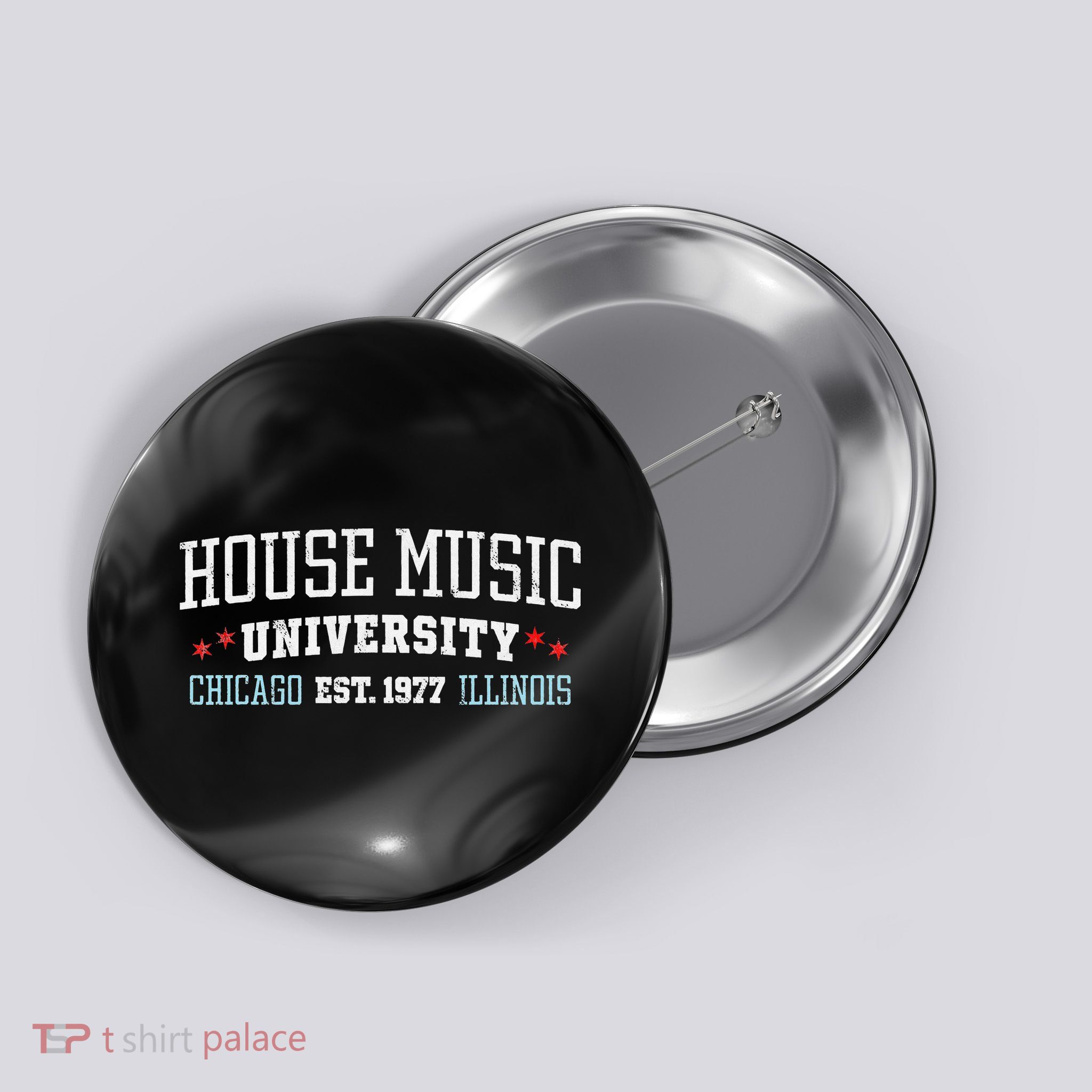 House Music Chicago House Music DJ EDM Button