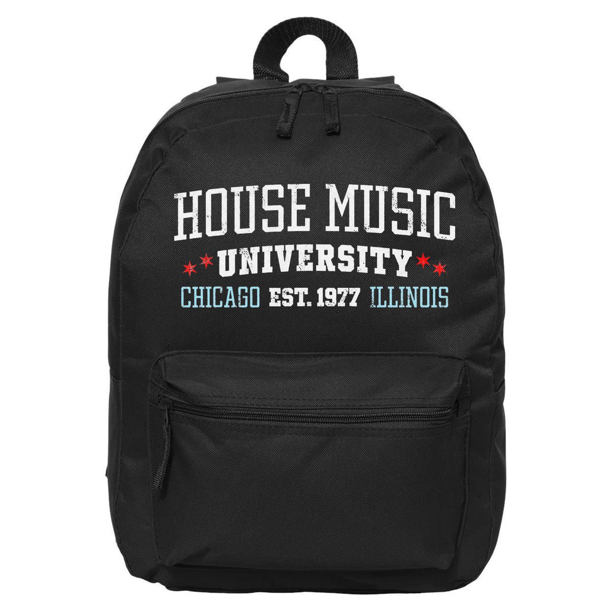 House Music Chicago House Music DJ EDM 16 in Basic Backpack