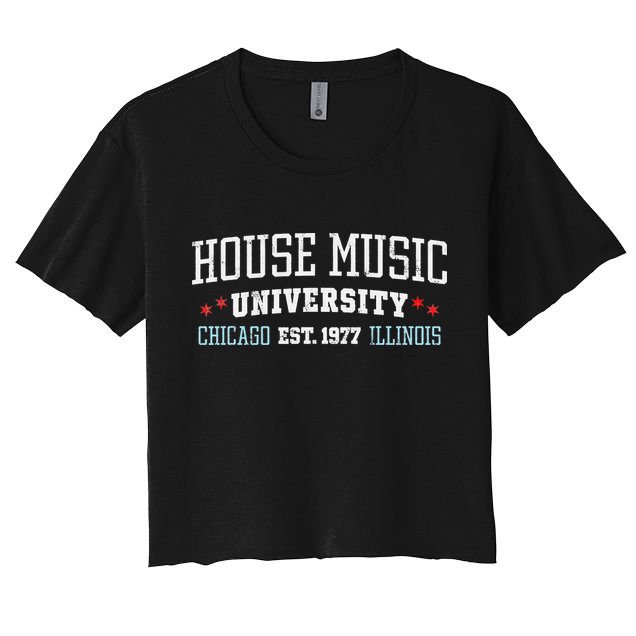 House Music Chicago House Music DJ EDM Crop Top