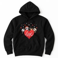 Horror Movie Character Chibi With Heart Love Hoodie