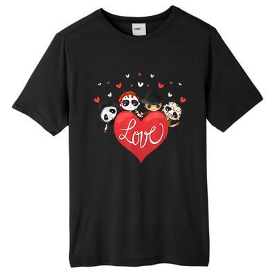 Horror Movie Character Chibi With Heart Love Tall Fusion ChromaSoft Performance T-Shirt