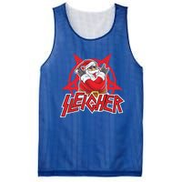 Heavy Metal Christmas Sleigher Hail Santa Claus Rock Music Funny Gift Mesh Reversible Basketball Jersey Tank