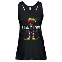 Hot Mama Christmas Elf Matching Pajama XMas Party Ladies Essential Flowy Tank