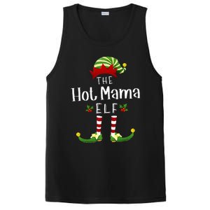 Hot Mama Christmas Elf Matching Pajama XMas Party PosiCharge Competitor Tank