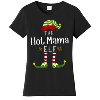 Hot Mama Christmas Elf Matching Pajama XMas Party Women's T-Shirt