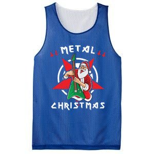 Heavy Metal Christmas Sleigher Hail Santa Claus Rock Music Gift Mesh Reversible Basketball Jersey Tank