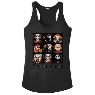 Horror Movie Characters Scary Halloween Ladies PosiCharge Competitor Racerback Tank