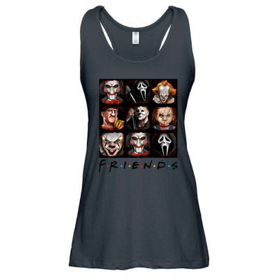 Horror Movie Characters Scary Halloween Ladies Essential Flowy Tank