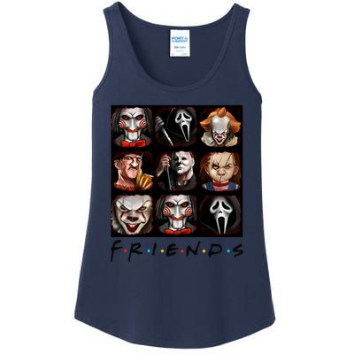 Horror Movie Characters Scary Halloween Ladies Essential Tank