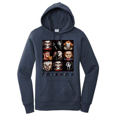 Horror Movie Characters Scary Halloween Women's Pullover Hoodie