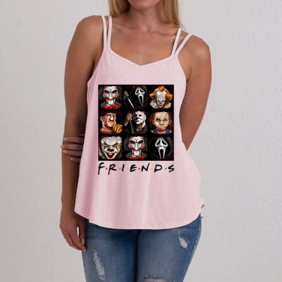 Horror Movie Characters Scary Halloween Women's Strappy Tank