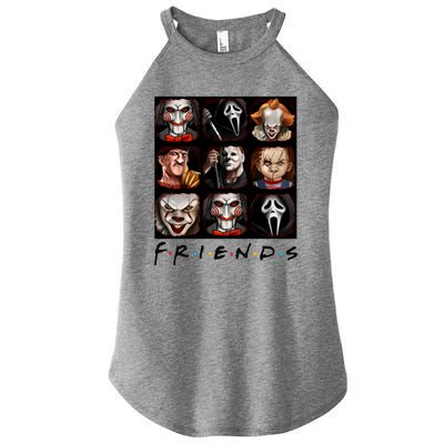 Horror Movie Characters Scary Halloween Women's Perfect Tri Rocker Tank