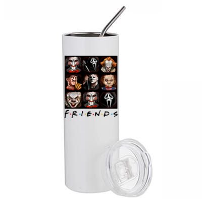 Horror Movie Characters Scary Halloween Stainless Steel Tumbler