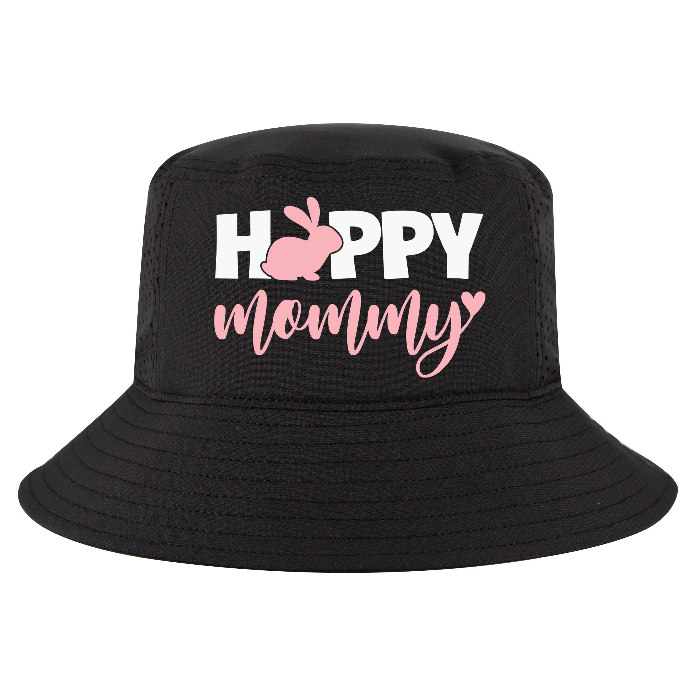 Happy Mommy Cute Bunny Cool Comfort Performance Bucket Hat