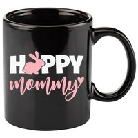 Happy Mommy Cute Bunny 11oz C Handle Ceramic Mug