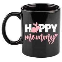 Happy Mommy Cute Bunny 11oz C Handle Ceramic Mug
